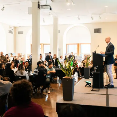 SJDA CEO Brian Kurtz introduces Downtown Doors program