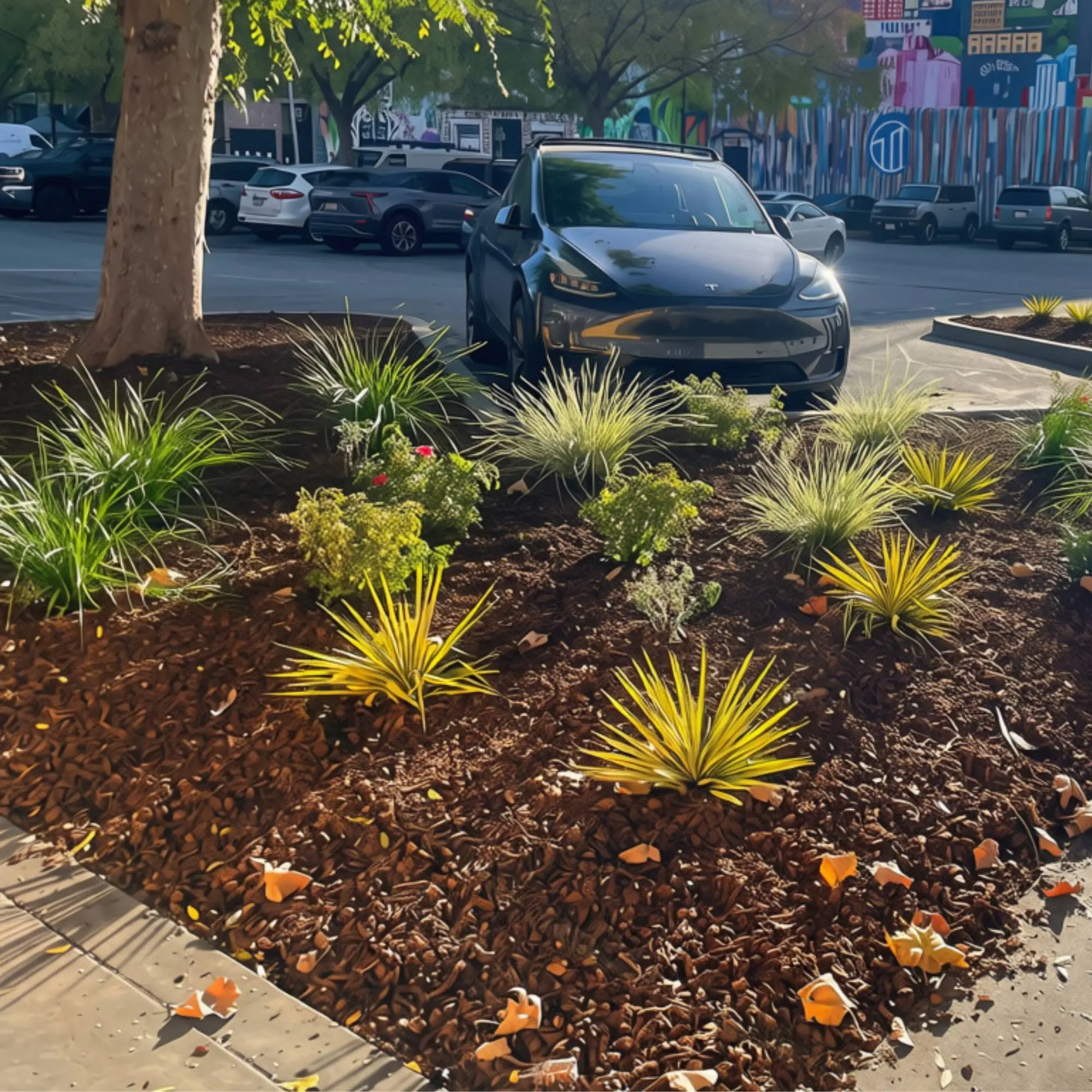 Fountain Alley Landscaping After